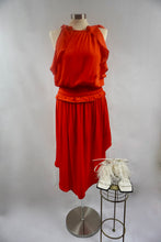 Load image into Gallery viewer, In The Office Dress - The Orange-Red Dress
