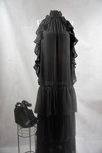 Load image into Gallery viewer, Black Rose Dress

