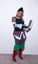 Load image into Gallery viewer, It&#39;s Levels | 3 Layer Skirt | Orange/Green Plaid
