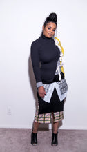 Load image into Gallery viewer, Mixed Ties | Blue/Yellow Stripe Turtleneck
